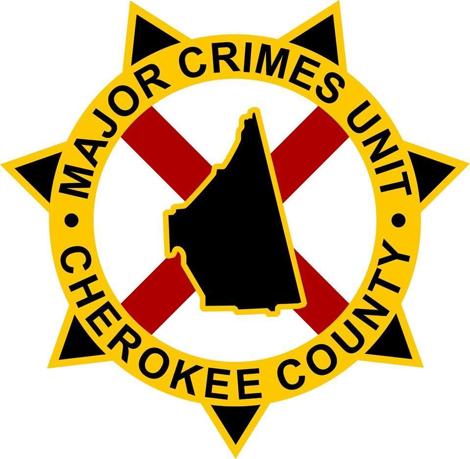 Major Crimes Unit for Cherokee County badge